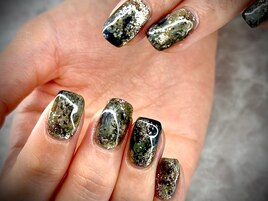 インク鉱石ニュアンスネイル☆