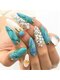 ランブルネイル(RAMBLE NAIL)の写真/スカルプで華やかな指先に♪爪が短い、長さだしで綺麗に魅せたいという方もお任せ☆【博多駅すぐ】