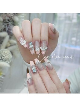 カメリア(Camelia)/マグネット/ピンク/フレンチ