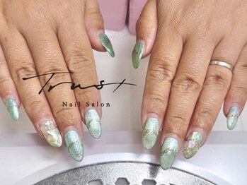 トラストネイル 佐野店(TRUST Nail)/パーツも取れない長持ちネイル
