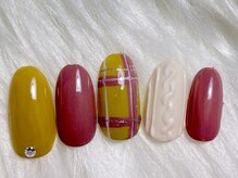 リラ(RIRA)/チェック×ニット