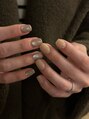 フィロンネイル 吉祥寺店(filonnail)&nbsp;アシンメトリーのデザイン好きです♪