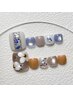 Monthly design【 フットジェルネイル定額¥7,500コース 】