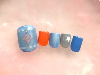 デニム オルテガネイル Pg ネイルサロン フローリア Nail Salon Florir のフォトギャラリー ホットペッパービューティー