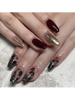 ラビッシー(Ravissy)/華やか秋ネイル