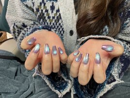 オーロラマグネットネイル