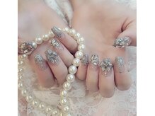 ローラネイル(Roller nail)/スカルプストーン乗せ放題¥12500