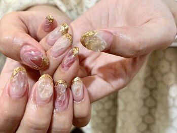 アイネイルズ 渋谷店(I nails)/【Kana.y】ピンククリア