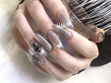 クイーンネイル 新宿(Queen nail)/マグネットフレンチ
