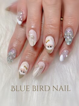 ブルーバードネイル(Blue bird nail)/クリスマスnail