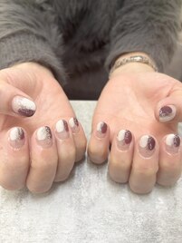 塗りかけ定額ネイル