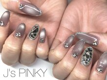 ネイルスペース ジェイズ ピンキー(NAIL SPACE J's PINKY)/キラキラギャルネイル