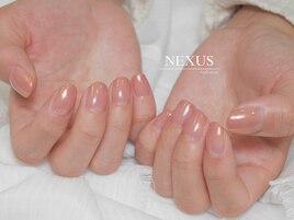 オーロラグラデーションネイル