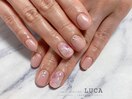 W-711 ニュアンスフラワーネイル
