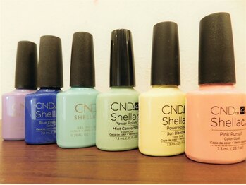 ネイルサロン エムズ(Nail Salon M's)の写真/【シェラック¥5500】シェラック新色入荷！約70色の中からお好きなカラーをお選びください！noiroもご用意◎