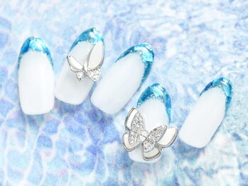 ガラスフレンチ×バタフライ