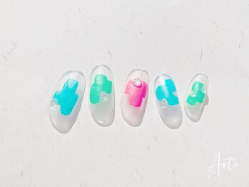 定額ネイルデザインA ¥6500