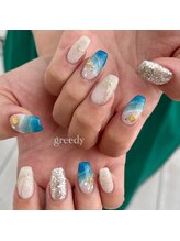 グリーディ(greedy)/海ネイル