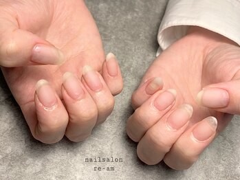 レアム(re-am)/定額ネイル/ニュアンスネイル