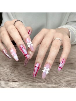 エムサロン(M salon)の写真/自爪にお悩みの方は長さだしがオススメ♪仕上がりに自信あり◎憧れてのお爪を実現☆お得なクーポン多数◎
