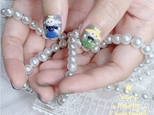 美人計ネイルサロンの雰囲気（描きアートネイル，3Dアートネイル新規￥7770、再来¥9900）