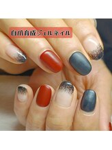 マニエネイル(mani e nail)/カッコいい×マットネイル
