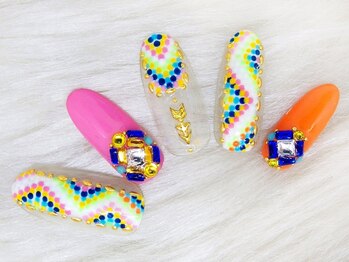 アンジェヴォーグ 名古屋本店(Angevogue)/ドットネオンミサンガ