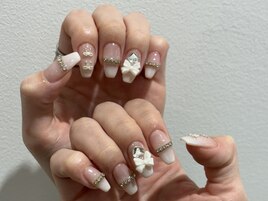 White × ribbon