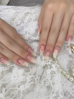 ローラネイル(Roller nail)/スカルプストーン乗せ放題¥12500
