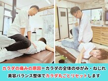 カラダのゆがみがあるかぎり、その悩みや症状は解決しません