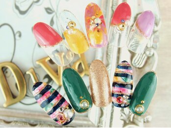 ネイルサロン ディーバ ギンザ(Nail salon Diva GINZA)/ミラー　春　￥9500