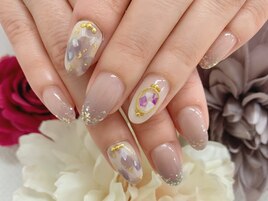 (松崎)くすみカラーシェルnail☆