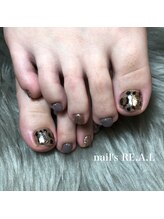 ネイルズリアル 倉敷(nail's RE.A.L)/レオパードネイル