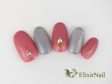 エリクサーネイル 神田(Elixir Nail)/シンプル/クーポン使用