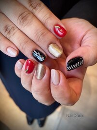 猪木追悼ネイル