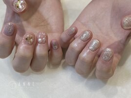 12月限定ちぐはぐネイル