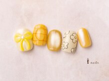 アイネイルズ 横浜EAST店(I-nails)/リボン×フラワーネイル