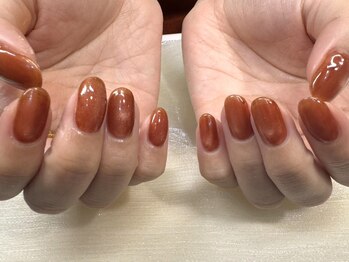 シンプルマグネットネイル