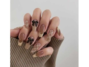 ヒカリ ハナ ネイル(HIKARI HANA NAIL)/チェックネイル