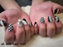 アット ウィル ヘアー ネイル(at will hair nail)/メンズネイル　お持ち込みアート