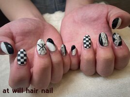 メンズネイル　お持ち込みアート