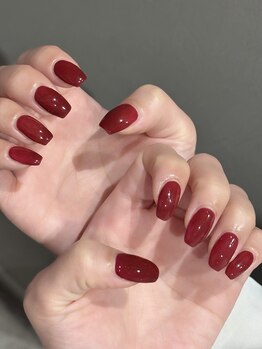 エン(enn)/ボルドーワンカラー