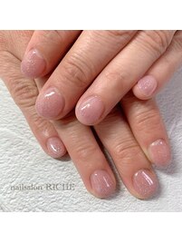 キラキラシンプルネイル！