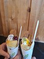 ミエーレ(miele) 甘いものが大好き☆これは長谷寺の近くのカフェの大仏クレープ！