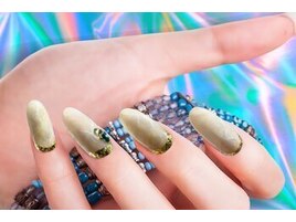くすみゴールド大理石風デザイン