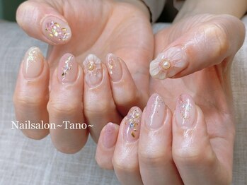 ネイルサロン タノ(Tano)の写真/【パラジェル・シャイニージェル専門】夏のデートやイベントにぴったりの可愛いネイル♪