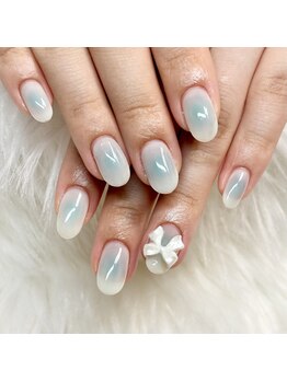 マイオティック ネイル(miotic nail)/ブルーチークデザイン