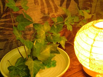 こりとり庵 難波店/ゆったり落ち着いた店内