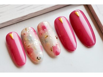 プレンティー 北千住西口店(plenty)/お花ネイル