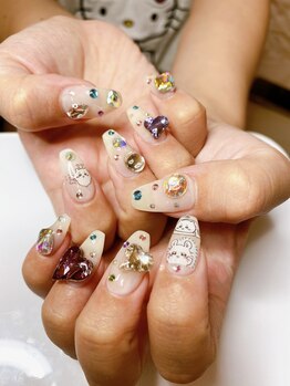ネイルミュウ(Nail miu)/キラキラちいかわ